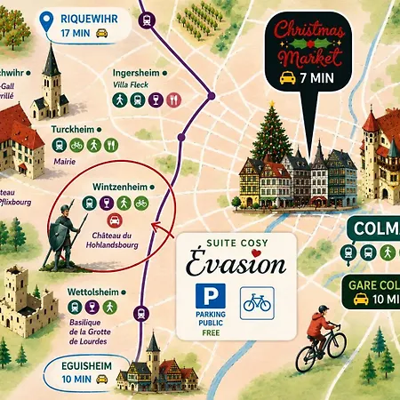 Daire Cosy Independante Evasion Env Colmar